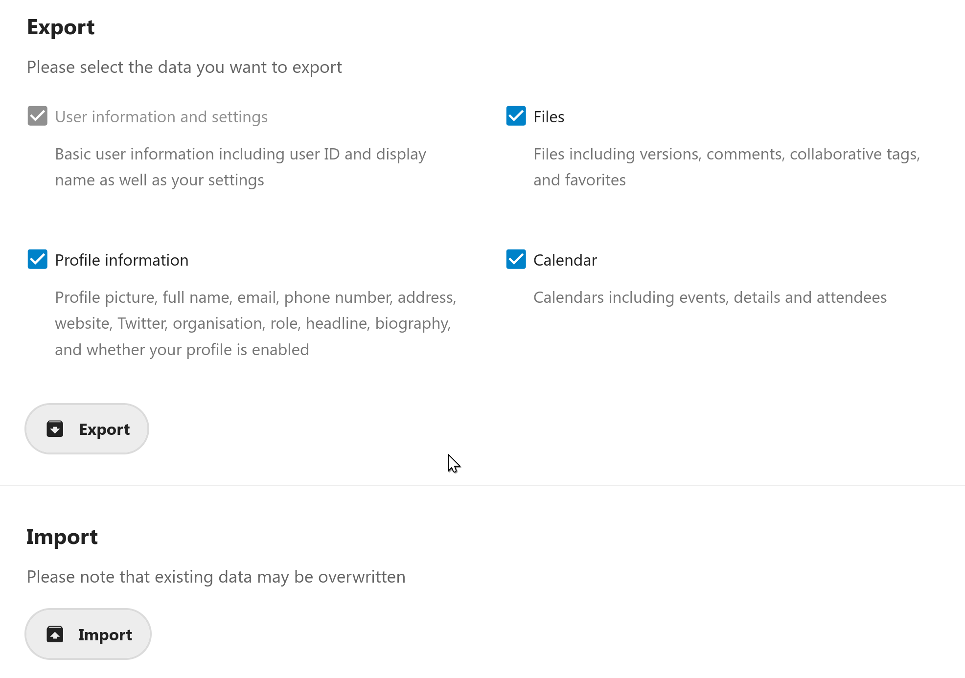 Moving between Nextcloud servers