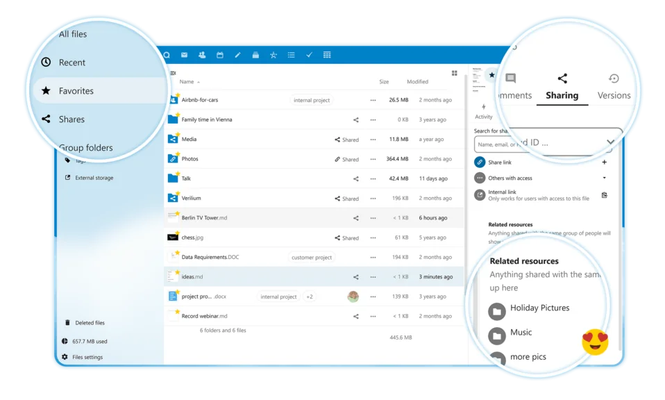 Nextcloud Files improvements Hub 5 improvements